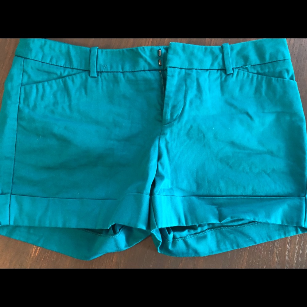 Teal shorts